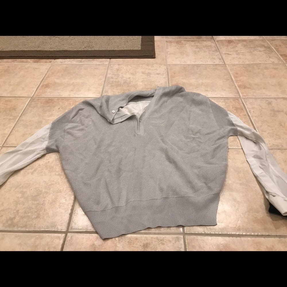 Cashmere and silk sweater